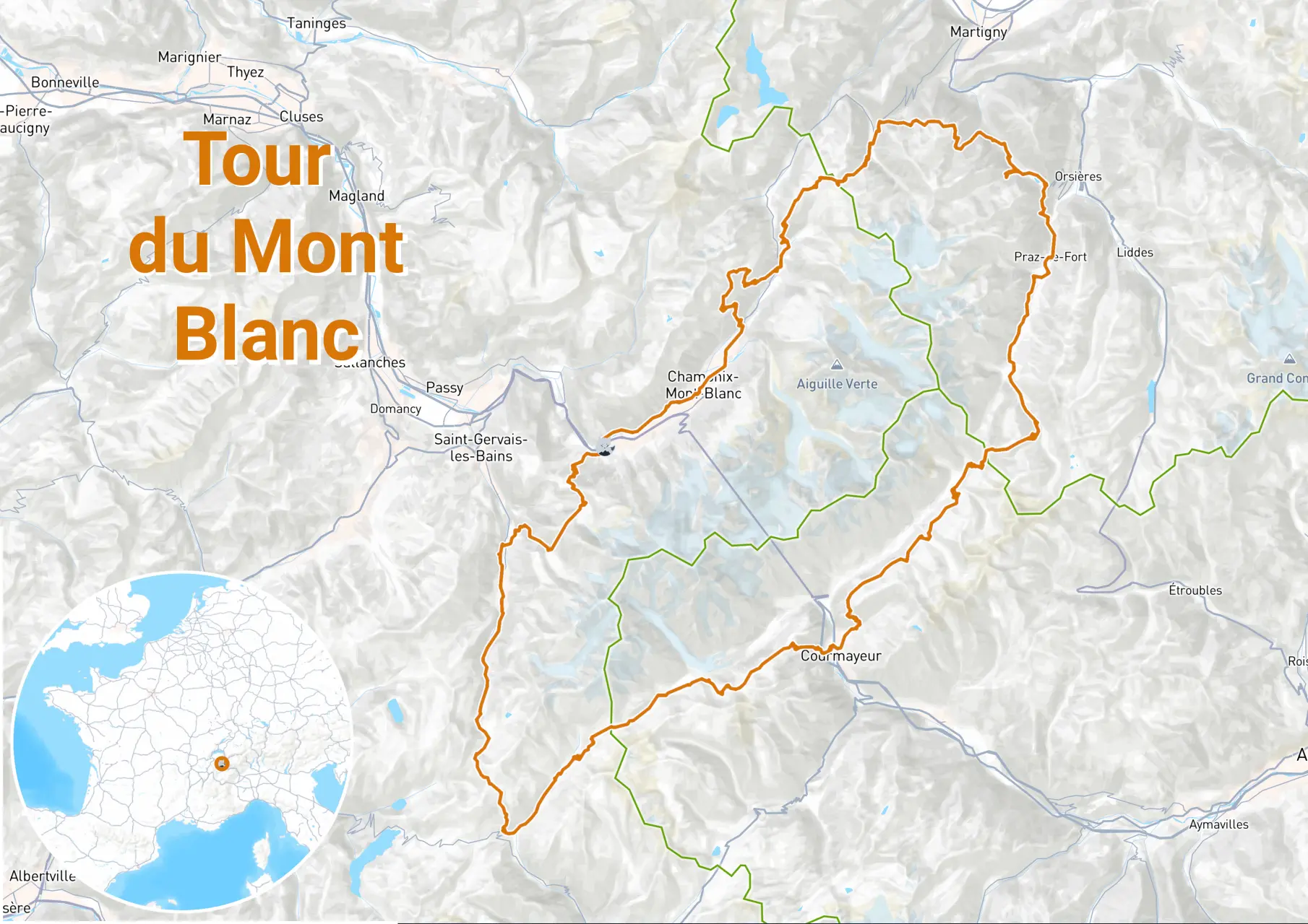 Tour du Mont Blanc 7-Tage-Karte