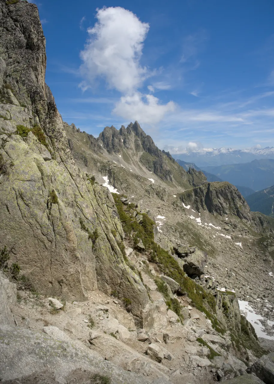 Fenêtre d'Arpette – Ostblick