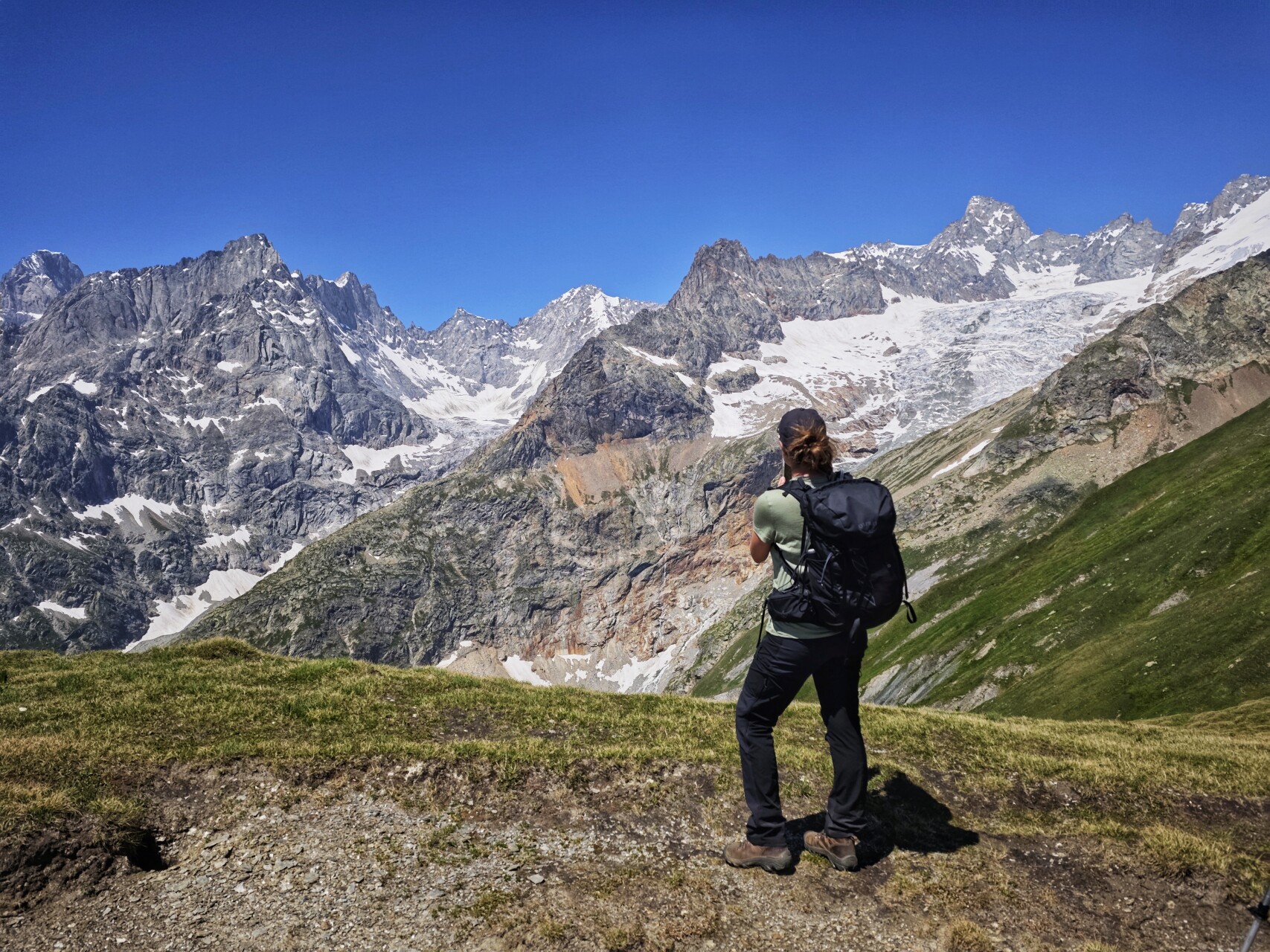 Grand Col Ferret: Etappe 6 des TMB von Italien in die Schweiz