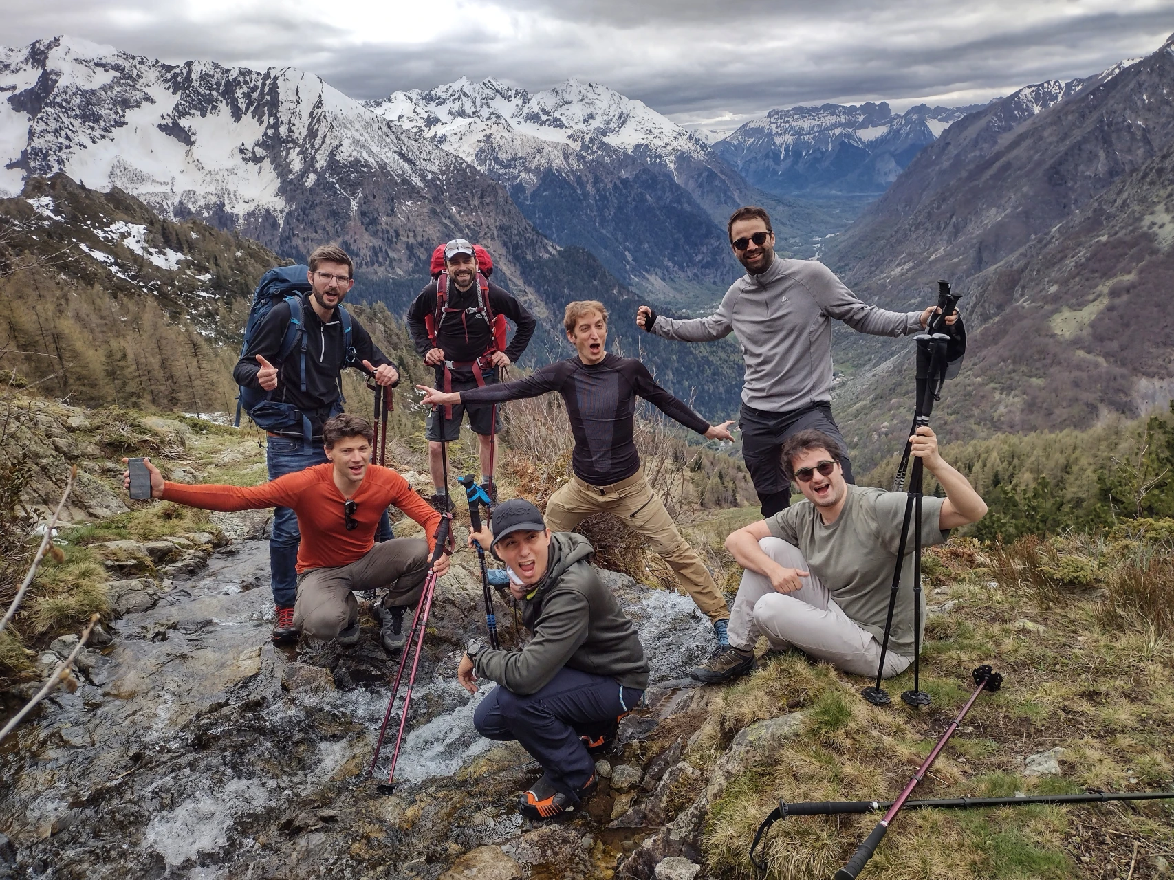 Eine Gruppe, die es schon gibt, behält ihre Termine und ihre Stimmung: Die Route stellt sich auf das tatsächliche Niveau jedes Einzelnen ein