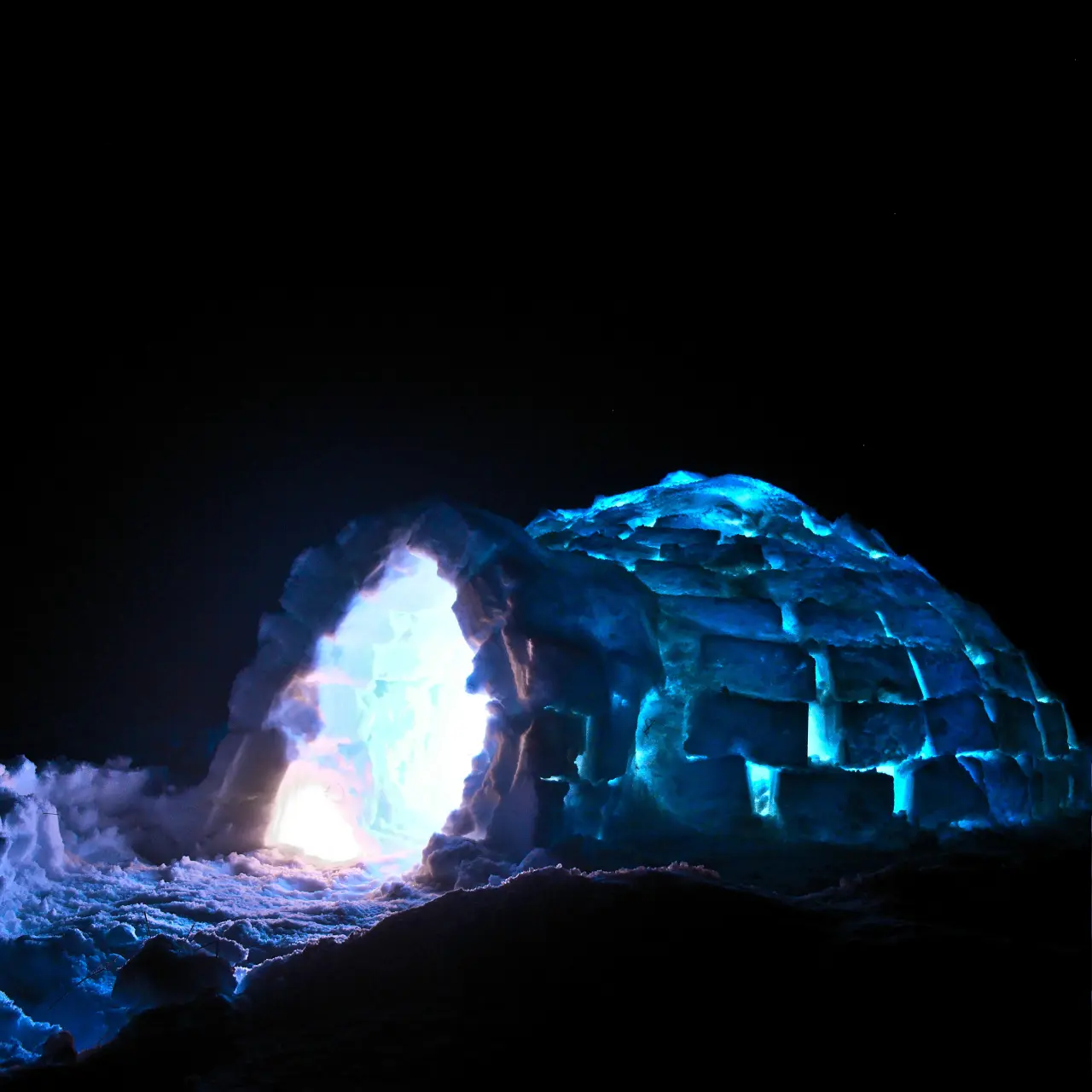 Iglu-Eingang