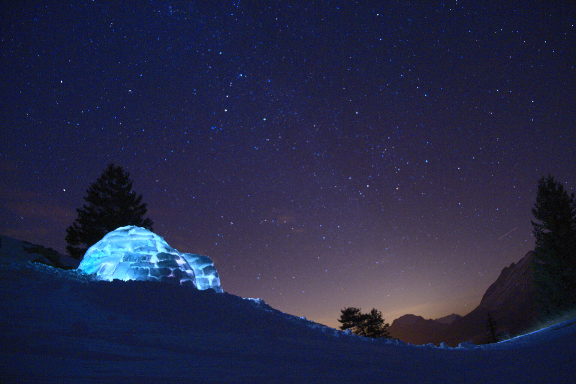 Iglu bauen und eine Nacht darin schlafen – Alpen 2027