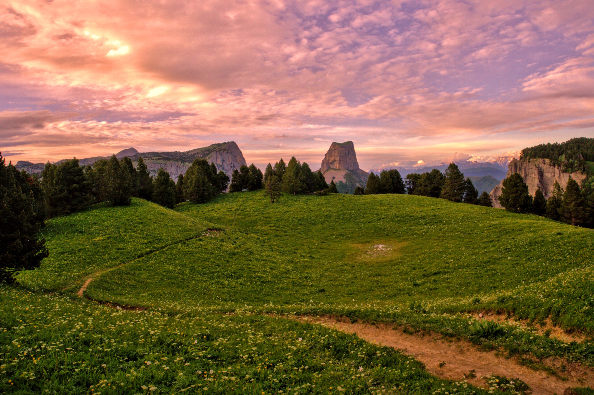 Vercors-Rundwanderung – 5-Tage-Trek per Zug 2026